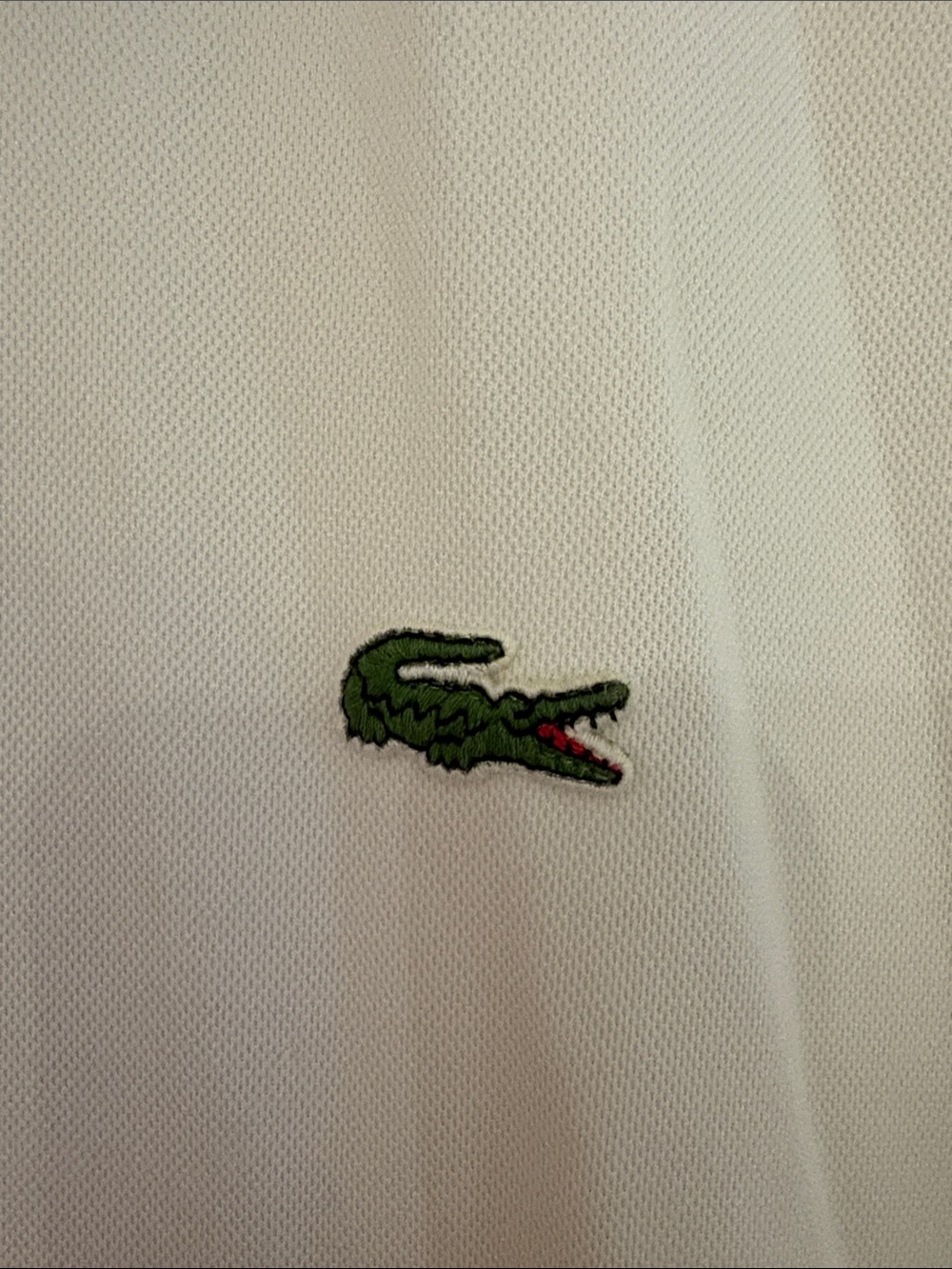 Lacoste Sport Men’s White Polo Shirt with Signature Croc - Picture 2 of 5